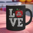 LOVE Apple 3rd Grade Teacher Student School Graphic Print Coffee Mug, gift for family, gift for coworker LOVE Apple 3rd Grade Teacher Student School Graphic Print Coffee Mug, gift for family, gift for coworker