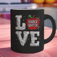 LOVE Kindergarten Teacher Student School Apple Graphic Print Coffee Mug, gift for family, gift for coworker LOVE Kindergarten Teacher Student School Apple Graphic Print Coffee Mug, gift for family, gift for coworker