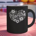 Maestra Spanish Teacher Graphic Print Coffee Mug, gift for family, gift for coworker