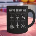 Nerdy Vintage Wave Behavior Physics Science Teacher Geek Men Women Girls Kids Graphic Print Coffee Mug, Science Teacher Mugs, gift for family, gift for coworker