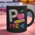 P Is For Pre K Teacher Student Pencil Apple Back To School Graphic Print Coffee Mug, gift for family, gift for coworker P Is For Pre K Teacher Student Pencil Apple Back To School Graphic Print Coffee Mug, gift for family, gift for coworker
