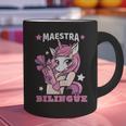 Pink Unicorn Spanish Teacher Regalos Para Bilingue Teacher Graphic Print Coffee Mug, gift for family, gift for coworker