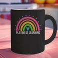 Playing Is Learning Early Childhood Education ECE Teacher Graphic Print Coffee Mug, gift for family, gift for coworker