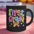 Preppy First Grade Back To School 1st Grade Teacher Girl Kid Graphic Print Coffee Mug, First Grade Teacher Mugs, gift for family, gift for coworker Preppy First Grade Back To School 1st Grade Teacher Girl Kid Graphic Print Coffee Mug, First Grade Teacher Mugs, gift for family, gift for coworker
