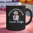 Proud Supporter Of Snow Days Teacher Graphic Print Coffee Mug, gift for family, gift for coworker