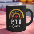 PTO Crew Parent School Volunteer Board Mom Parent Teacher Graphic Print Coffee Mug, gift for family, gift for coworker