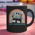 Rainbow AAC Awareness Month SPED Teacher SLP Communication Graphic Print Coffee Mug, gift for family, gift for coworker