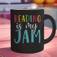 Reading Is My Jam Back To School Teacher Graphic Print Coffee Mug, gift for family, gift for coworker Reading Is My Jam Back To School Teacher Graphic Print Coffee Mug, gift for family, gift for coworker