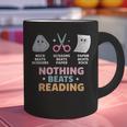 Rock Paper Scissors Teacher Librarian Nothing Beats Reading Graphic Print Coffee Mug, gift for family, gift for coworker