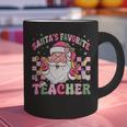 Santa's Favorite Teacher Groovy Christmas Teacher Boys Girls Graphic Print Coffee Mug, Groovy Teacher Mugs, gift for family, gift for coworker Santa's Favorite Teacher Groovy Christmas Teacher Boys Girls Graphic Print Coffee Mug, Groovy Teacher Mugs, gift for family, gift for coworker