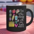 She Works Willingly With Her Hands Proverbs Daycare Teacher Men Women Graphic Print Coffee Mug, gift for family, gift for coworker She Works Willingly With Her Hands Proverbs Daycare Teacher Men Women Graphic Print Coffee Mug, gift for family, gift for coworker