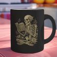 Skeleton Book Floral Skull Halloween Teacher Costume Graphic Print Coffee Mug, gift for family, gift for coworker Skeleton Book Floral Skull Halloween Teacher Costume Graphic Print Coffee Mug, gift for family, gift for coworker
