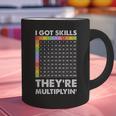 I Got Skills They'Re Multiplying Nerd Math Teacher Graphic Print Coffee Mug, gift for family, gift for coworker I Got Skills They'Re Multiplying Nerd Math Teacher Graphic Print Coffee Mug, gift for family, gift for coworker