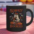 Sorry I'm Booked Ghost Reading Book Lover Teacher Halloween Graphic Print Coffee Mug, gift for family, gift for coworker Sorry I'm Booked Ghost Reading Book Lover Teacher Halloween Graphic Print Coffee Mug, gift for family, gift for coworker