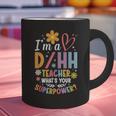 Special Education ASL Teacher Superpower DHH Teacher Graphic Print Coffee Mug, gift for family, gift for coworker