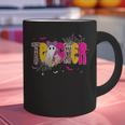 Spooky Halloween Teacher Para Counselor SPED Preppy Boo Kids Graphic Print Coffee Mug, gift for family, gift for coworker