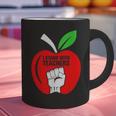 I Stand With Teachers Tshirt Graphic Print Coffee Mug, gift for family, gift for coworker