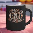 I Tackled 100 Days Of School Football Boys Girls Teachers Graphic Print Coffee Mug, gift for family, gift for coworker