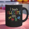 I Teach Awesome Kids Shirt Autism Special Education Teacher Graphic Print Coffee Mug, gift for family, gift for coworker