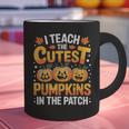 I Teach The Cutest Pumpkins Shirt Teachers Halloween Graphic Print Coffee Mug, gift for family, gift for coworker