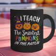 I Teach The Smartest Pumpkins The Patch Teacher Fall Season For Men Women Kids Graphic Print Coffee Mug, gift for family, gift for coworker