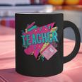 Teacher 90s Retro Colorful Teacher Of The 90s Back To School Graphic Print Coffee Mug, 90s Teacher Mugs, gift for family, gift for coworker Teacher 90s Retro Colorful Teacher Of The 90s Back To School Graphic Print Coffee Mug, 90s Teacher Mugs, gift for family, gift for coworker