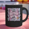 Teacher Bow Pencil Flowers Teacher Back To School Graphic Print Coffee Mug, gift for family, gift for coworker Teacher Bow Pencil Flowers Teacher Back To School Graphic Print Coffee Mug, gift for family, gift for coworker