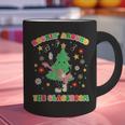Teacher Christmas Shirts Pajama Matching Rockin' Around The Classroom -Adult Short Sleeve Small Modern Festive Christmas Teacher Xmas Vibes T-Shirt Graphic Print Coffee Mug, gift for family, gift for coworker