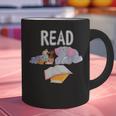 Teacher Library Read Book Club Piggie Elephant Pigeons Men Women Kids Graphic Print Coffee Mug, gift for family, gift for coworker