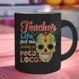 Teacher Life Got Me Feeling Un Poco Loco Graphic Print Coffee Mug, gift for family, gift for coworker Teacher Life Got Me Feeling Un Poco Loco Graphic Print Coffee Mug, gift for family, gift for coworker