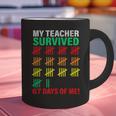 My Teacher Survived 67 Days Of Me School Kids Costume Graphic Print Coffee Mug, gift for family, gift for coworker My Teacher Survived 67 Days Of Me School Kids Costume Graphic Print Coffee Mug, gift for family, gift for coworker