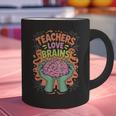 Teacher Teachers Love Brains Halloween Men Women Graphic Print Coffee Mug, gift for family, gift for coworker