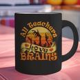 Teacher All Teachers Love Brains Halloween Party Graphic Print Coffee Mug, gift for family, gift for coworker