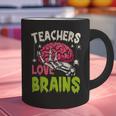 Teachers Love Brains Skeleton Halloween Teacher Funny Graphic Print Coffee Mug, gift for family, gift for coworker Teachers Love Brains Skeleton Halloween Teacher Funny Graphic Print Coffee Mug, gift for family, gift for coworker