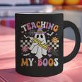 Teaching My Boos Ghost Teacher Cute Groovy Halloween Teacher Graphic Print Coffee Mug, Groovy Teacher Mugs, gift for family, gift for coworker Teaching My Boos Ghost Teacher Cute Groovy Halloween Teacher Graphic Print Coffee Mug, Groovy Teacher Mugs, gift for family, gift for coworker