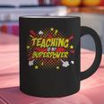 Teaching Is My Superpower Retro Comic Teacher Graphic Print Coffee Mug, gift for family, gift for coworker Teaching Is My Superpower Retro Comic Teacher Graphic Print Coffee Mug, gift for family, gift for coworker
