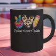 Tie Dye Hippie Peace Love Teach Teacher Appreciation Graphic Print Coffee Mug, gift for family, gift for coworker Tie Dye Hippie Peace Love Teach Teacher Appreciation Graphic Print Coffee Mug, gift for family, gift for coworker