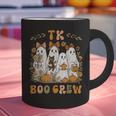 TK Boo Crew Preppy Halloween Floral Ghost TK Teacher Team TK Graphic Print Coffee Mug, gift for family, gift for coworker TK Boo Crew Preppy Halloween Floral Ghost TK Teacher Team TK Graphic Print Coffee Mug, gift for family, gift for coworker
