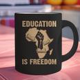 History Education Is Freedom African Map Black Teacher Graphic Print Coffee Mug, History Teacher Mugs, gift for family, gift for coworker History Education Is Freedom African Map Black Teacher Graphic Print Coffee Mug, History Teacher Mugs, gift for family, gift for coworker