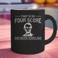 History Teacher Joke Four Score & Seven Years Graphic Print Coffee Mug, History Teacher Mugs, gift for family, gift for coworker History Teacher Joke Four Score & Seven Years Graphic Print Coffee Mug, History Teacher Mugs, gift for family, gift for coworker