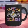Trick Or Teach Groovy Halloween Teachers Graphic Print Coffee Mug, gift for family, gift for coworker Trick Or Teach Groovy Halloween Teachers Graphic Print Coffee Mug, gift for family, gift for coworker