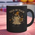 Trick Or Teach Halloween Teacher Graphic Print Coffee Mug, gift for family, gift for coworker Trick Or Teach Halloween Teacher Graphic Print Coffee Mug, gift for family, gift for coworker