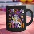 Trick Or Teach Teacher Ghost Teaching Fun Halloween Teacher Graphic Print Coffee Mug, gift for family, gift for coworker Trick Or Teach Teacher Ghost Teaching Fun Halloween Teacher Graphic Print Coffee Mug, gift for family, gift for coworker