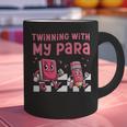 Twinning With My Para Teacher Matching Paraprofessional 70s For Men Women Graphic Print Coffee Mug, gift for family, gift for coworker Twinning With My Para Teacher Matching Paraprofessional 70s For Men Women Graphic Print Coffee Mug, gift for family, gift for coworker
