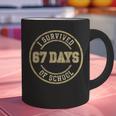 Vintage I Survived 67 Days Of School Teachers Students Graphic Print Coffee Mug, gift for family, gift for coworker Vintage I Survived 67 Days Of School Teachers Students Graphic Print Coffee Mug, gift for family, gift for coworker