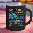 We'Re All Different But We Swim Together Elementary Teacher Graphic Print Coffee Mug, gift for family, gift for coworker We'Re All Different But We Swim Together Elementary Teacher Graphic Print Coffee Mug, gift for family, gift for coworker