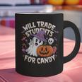 Will Trade Students For Candy Halloween Teacher Graphic Print Coffee Mug, gift for family, gift for coworker
