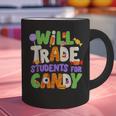 Will Trade Students For Candy Teacher Cute Halloween Costume Graphic Print Coffee Mug, gift for family, gift for coworker