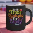 Will Trade Students For Candy Teacher Halloween Costume Graphic Print Coffee Mug, gift for family, gift for coworker Will Trade Students For Candy Teacher Halloween Costume Graphic Print Coffee Mug, gift for family, gift for coworker