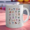 American Sign Language For Teachers ASL Alphabet Graphic Print Coffee Mug, gift for family, gift for coworker American Sign Language For Teachers ASL Alphabet Graphic Print Coffee Mug, gift for family, gift for coworker